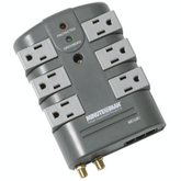 MINUTEMAN MMS760RCT MMS Series 6-Rotating Outlet Surge Suppressor with Coax and Phone Line Protection